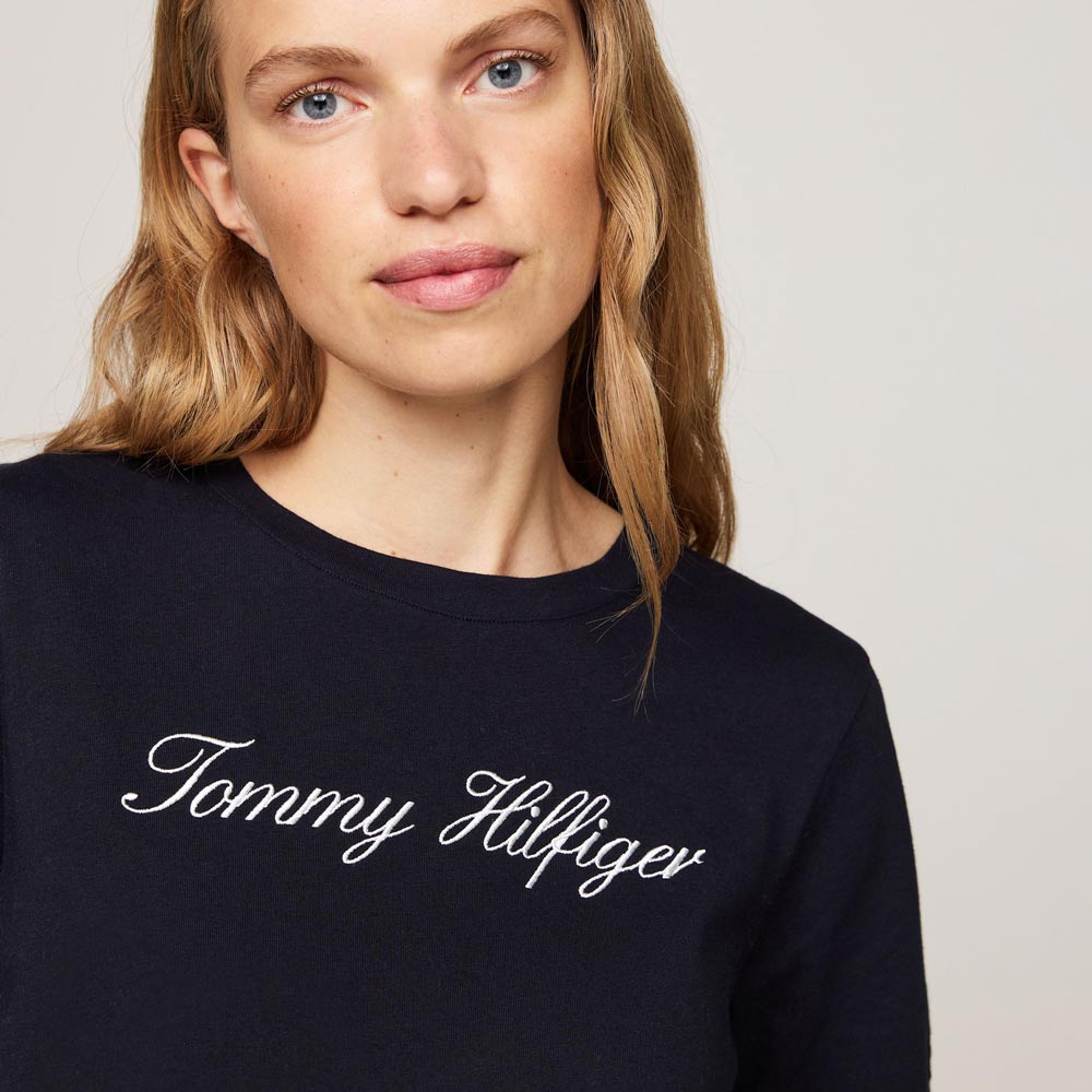 Script Regular T-Shirt - Navy