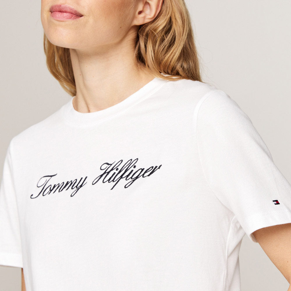 Script Regular T-Shirt - Ecru