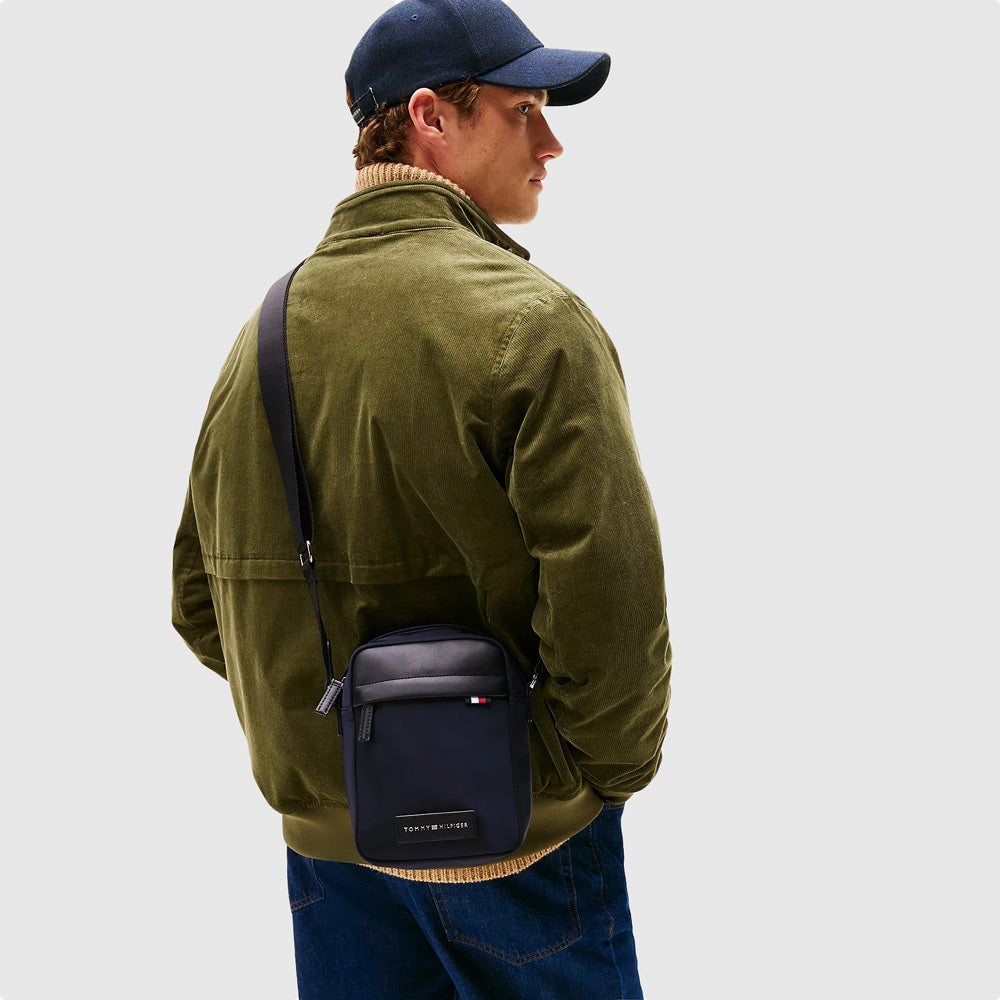 Nylon Mini Reporter Bag - Navy