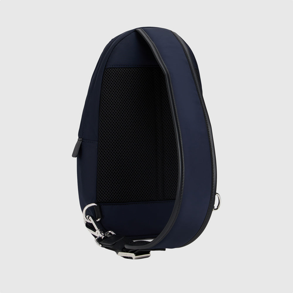 Nylon Sling Backpack - Navy