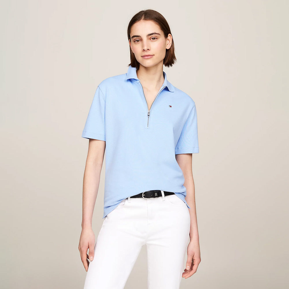Zip Placket Golfer - Blue