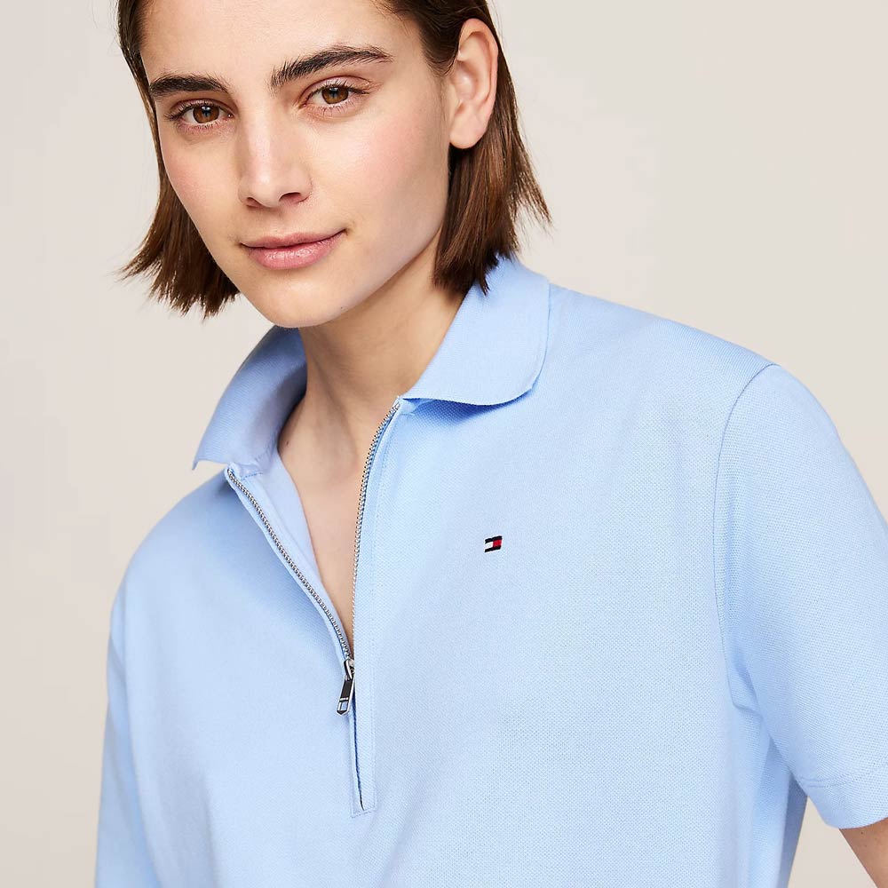 Zip Placket Golfer - Blue