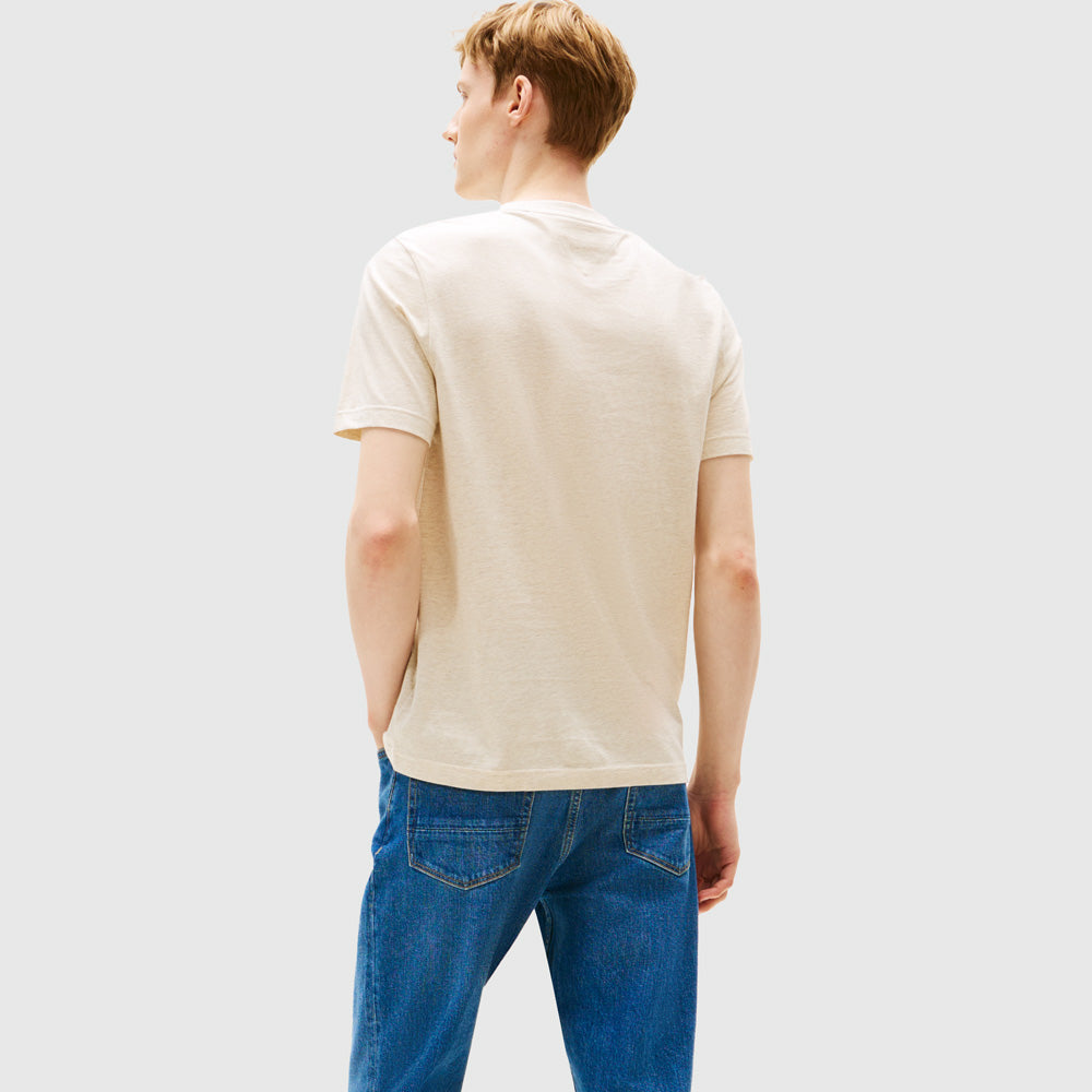 Flag Script T - Shirt - Oatmilk