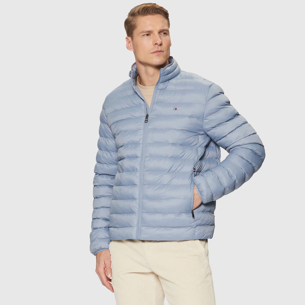 Tommy Hilfiger Packable Recycled Jacket - Blue |ThirdBaseUrban