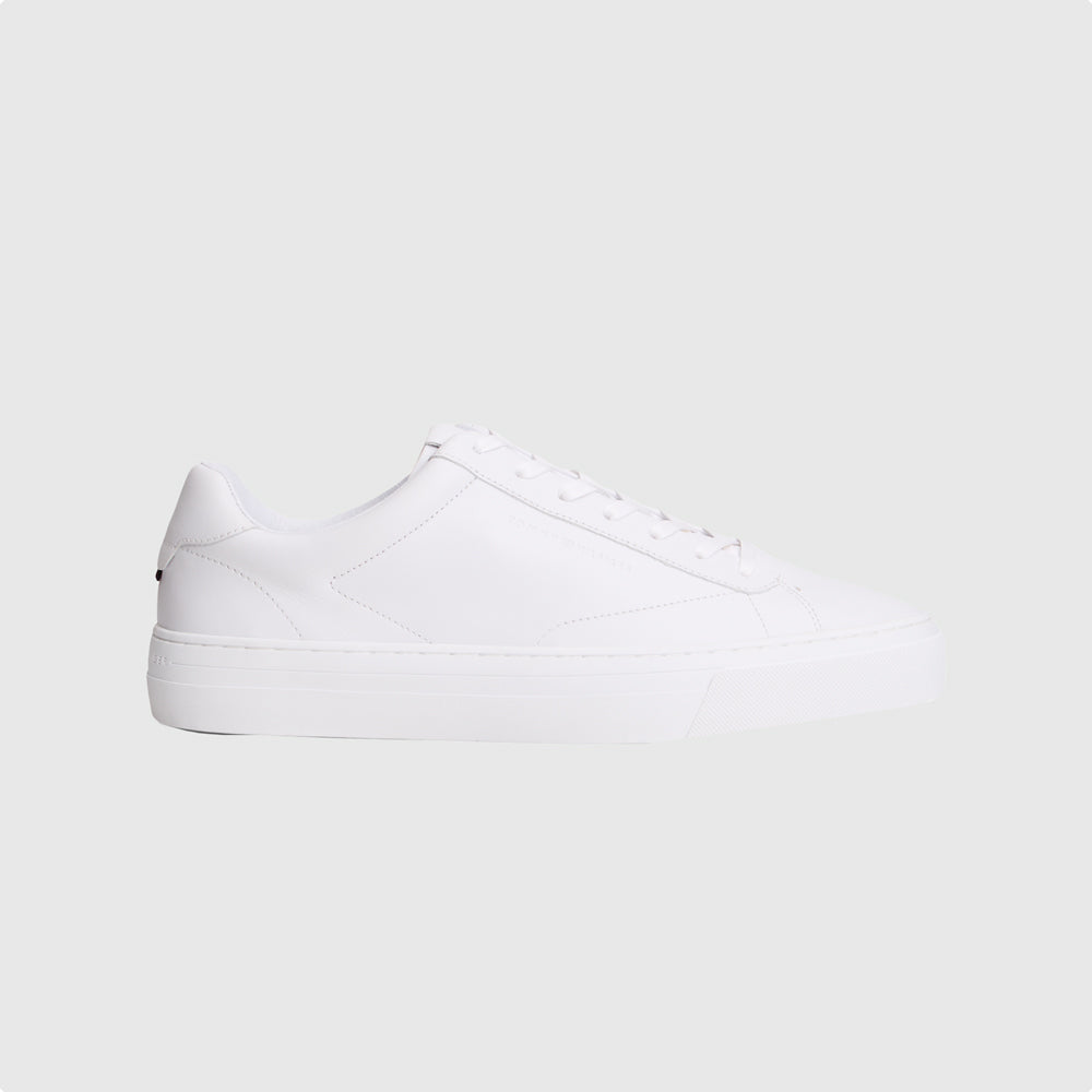 Tommy Hilfiger Premium Dress Cupsole Sneaker - White |ThirdBaseUrban