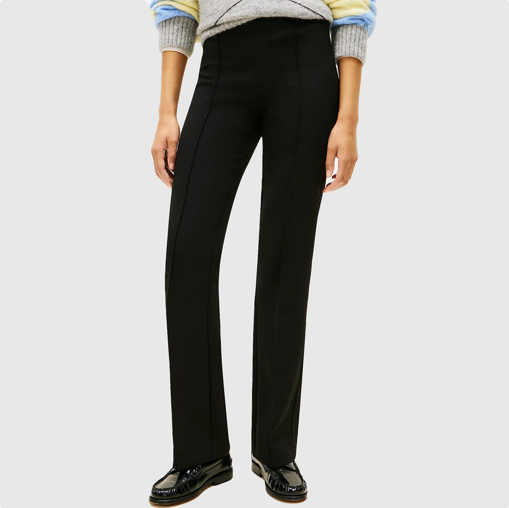 Tommy Hilfiger Punto Kick Flare Pant - Black |ThirdBaseUrban