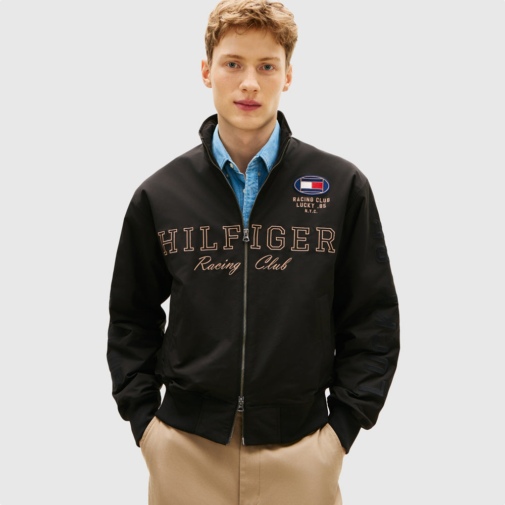 Tommy Hilfiger Racing Jacket - Black |ThirdBaseUrban
