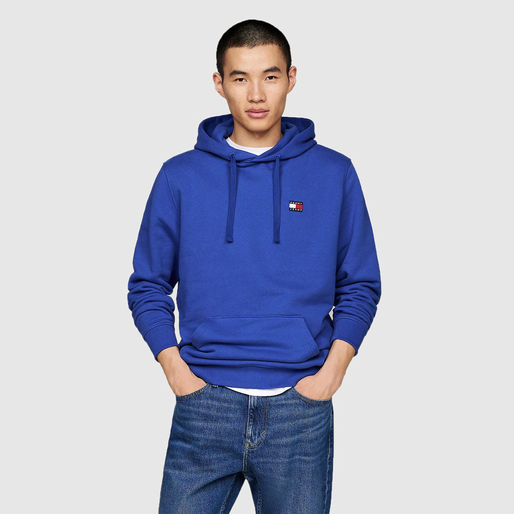 Tommy Hilfiger Regular Badge Hoodie - Blue |ThirdBaseUrban