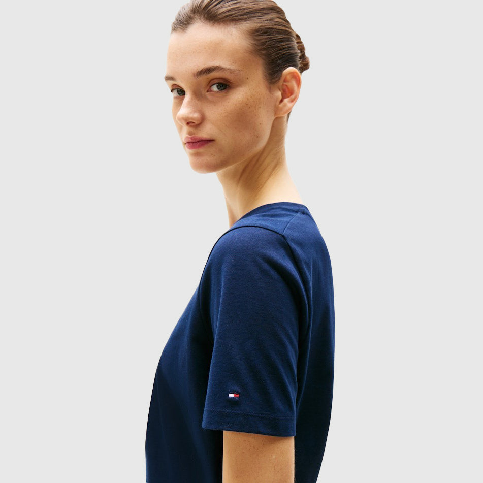Contrast Flag T-Shirt - Navy