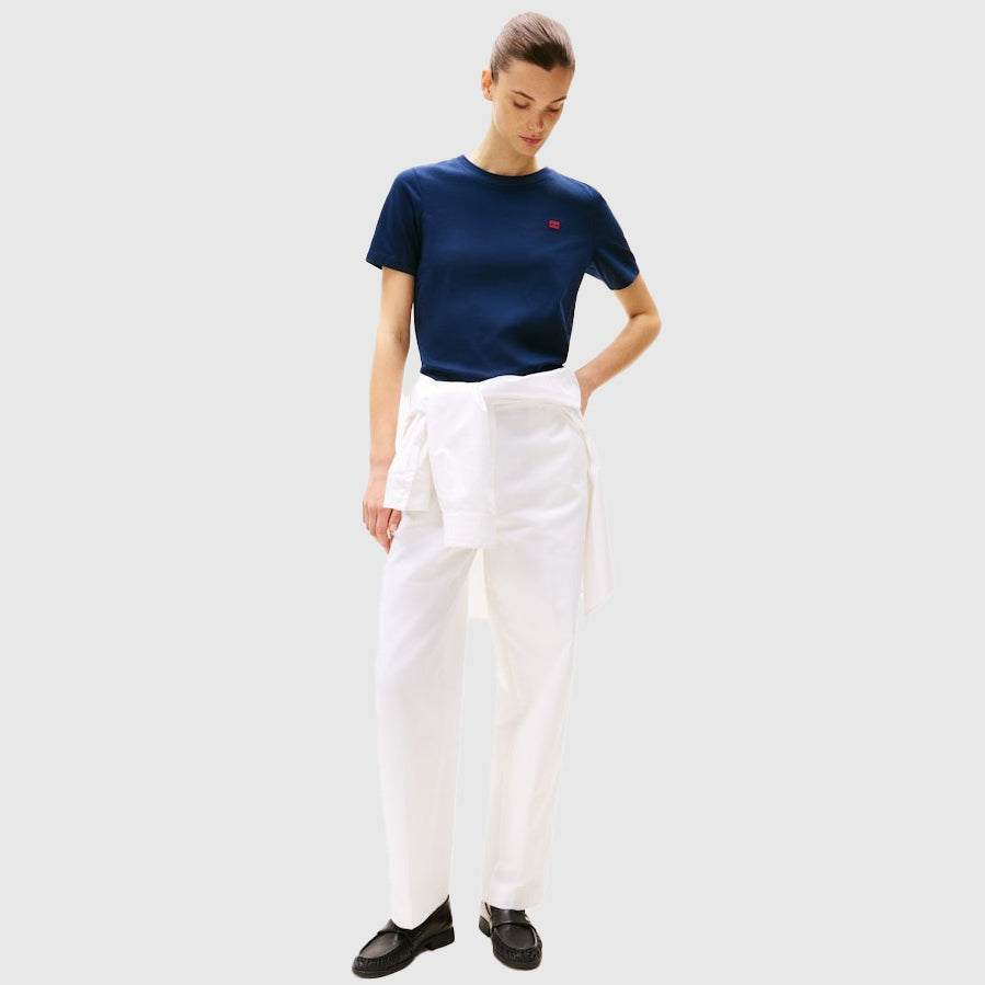 Contrast Flag T-Shirt - Navy