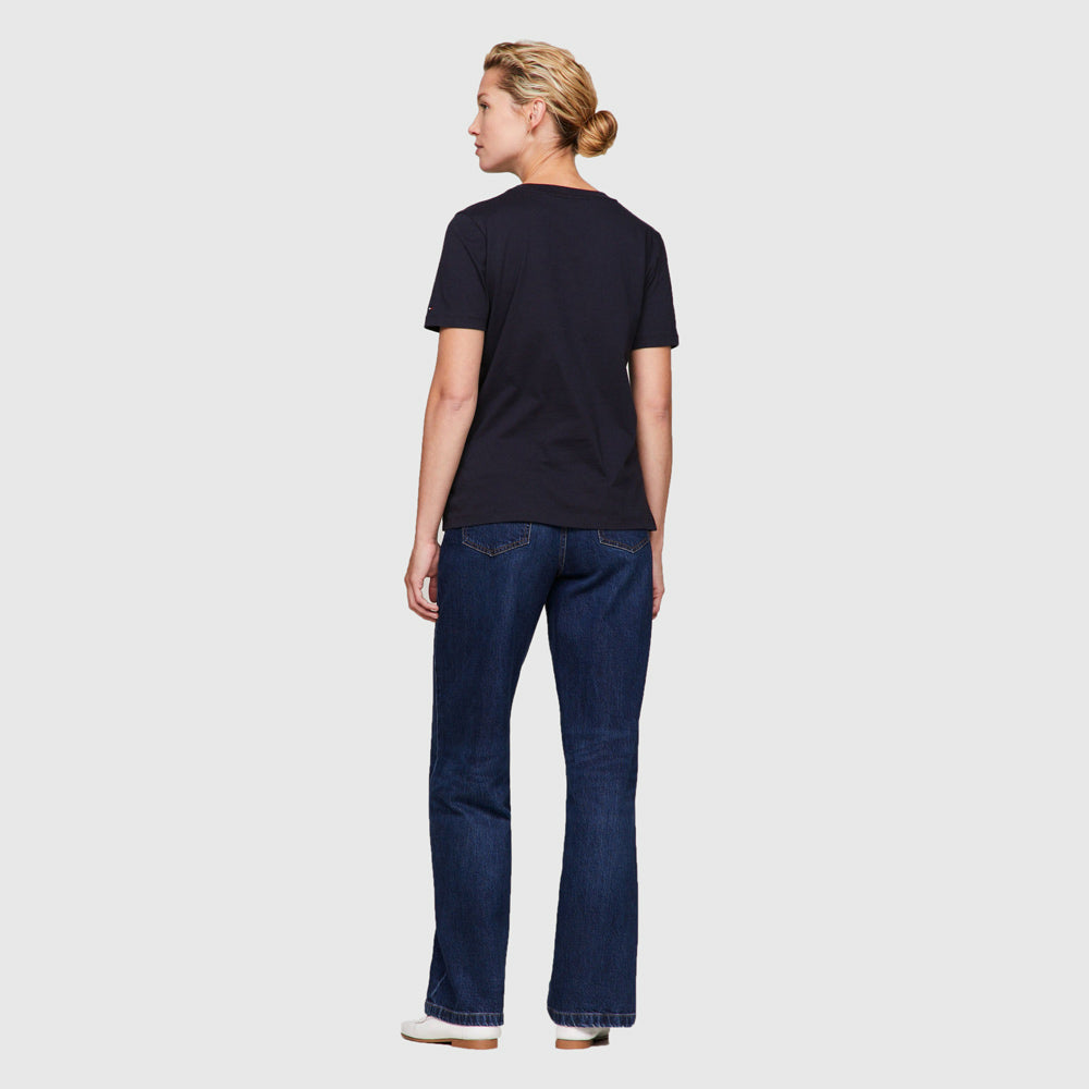 Corp Logo T-Shirt - Navy