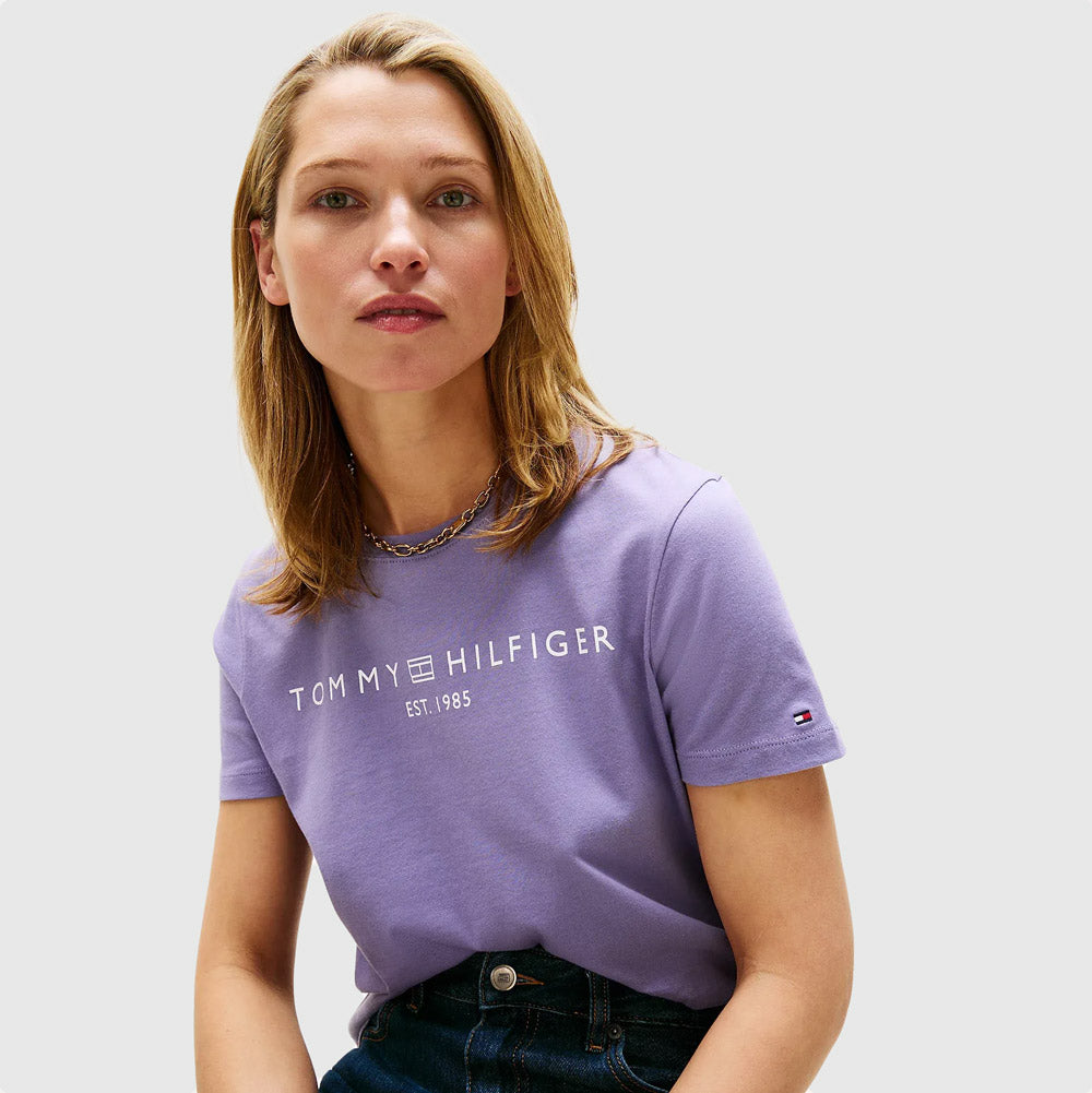 Tommy Hilfiger Regular T-Shirt - Lavendar |ThirdBaseUrban