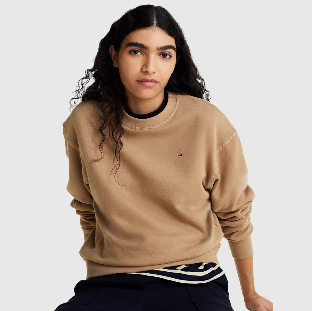 Regular Flag Sweater - Khaki
