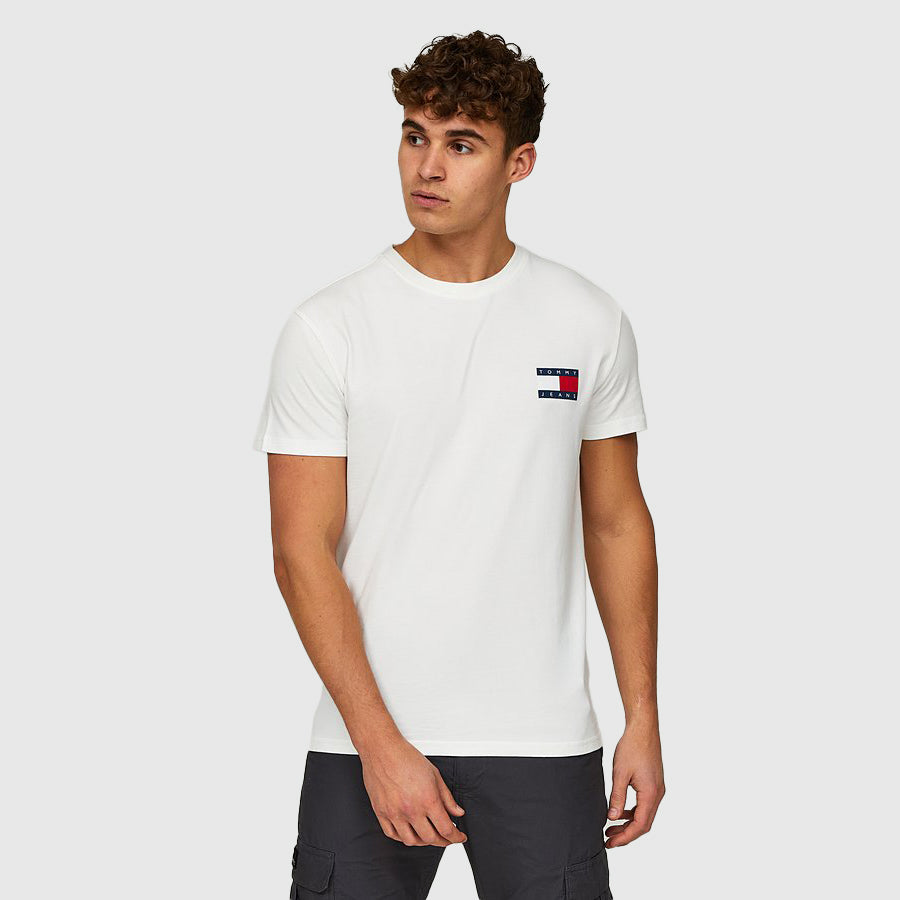 Tommy Hilfiger Heritage Flag T-Shirt - White |ThirdBaseUrban