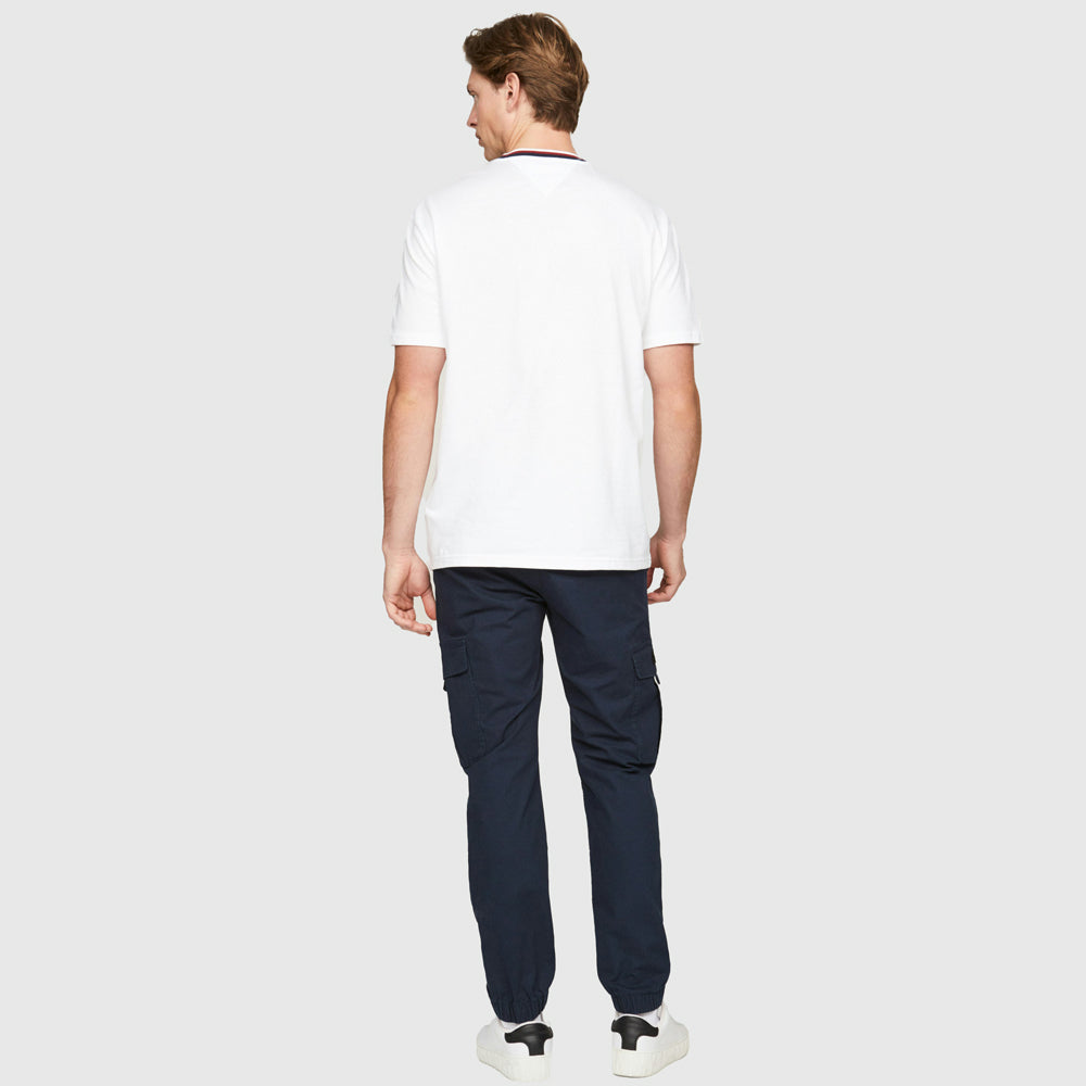 Linear Ringer T-Shirt - White