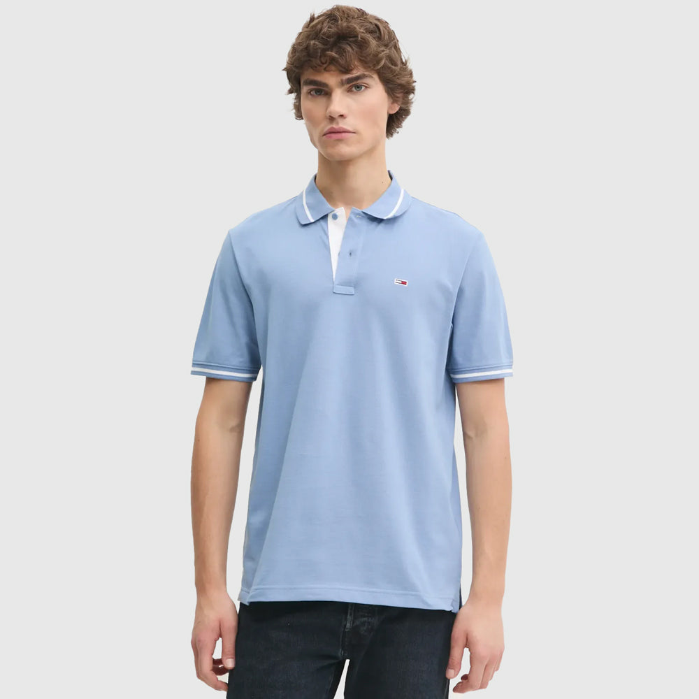 Tommy Hilfiger Tipped Golfer - Blue |ThirdBaseUrban