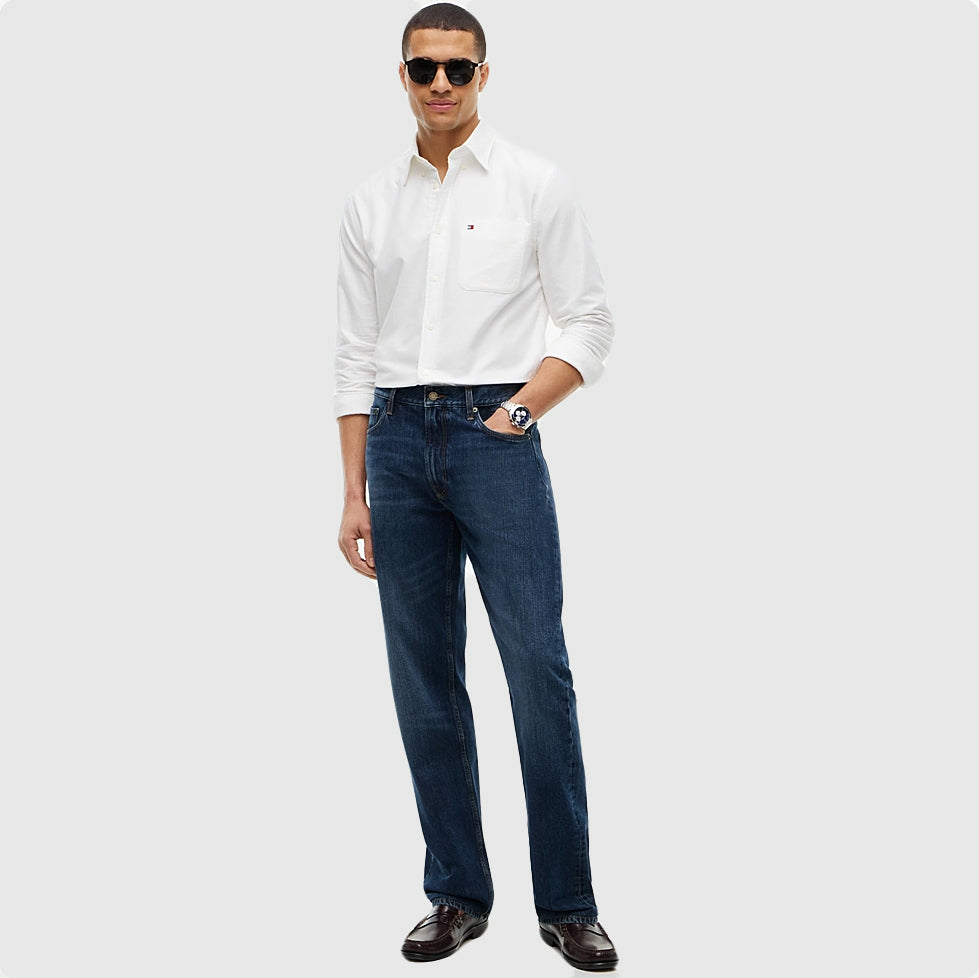 Regular Straight Dover Dennis Jean - Denim Dark