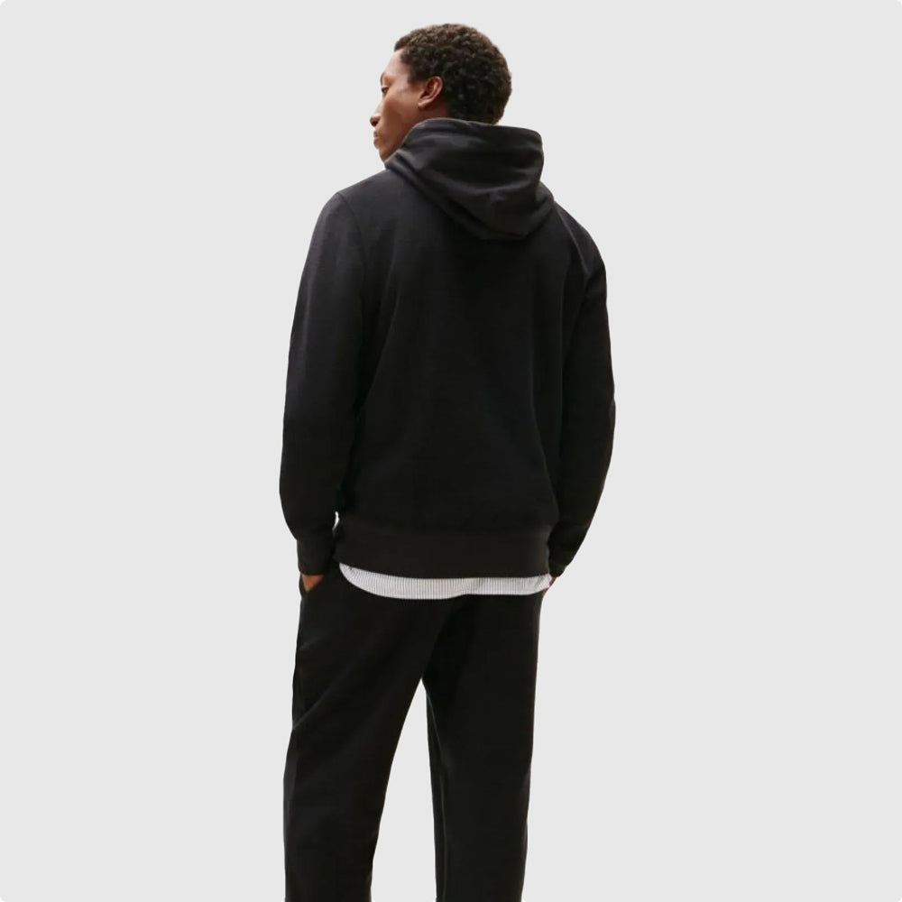 Reversed Terry Hoody - Black