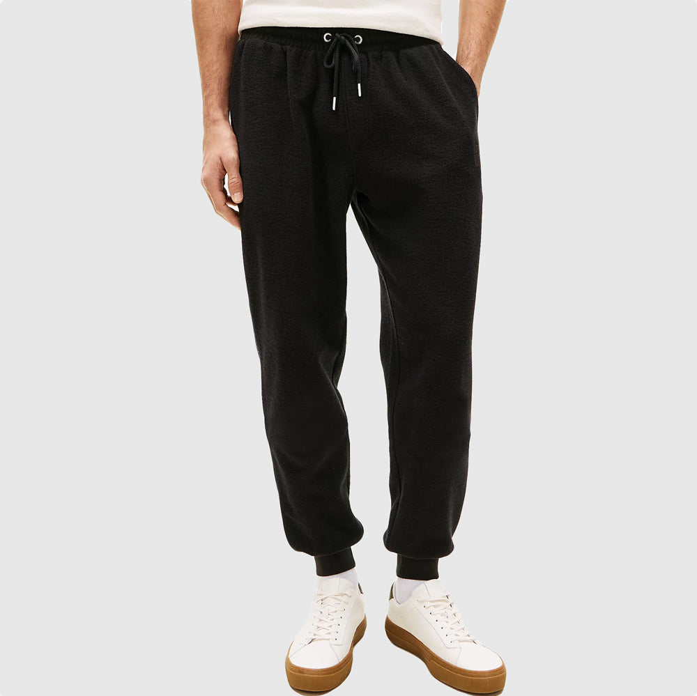 Tommy Hilfiger Reversed Terry Sweatpant - Black |ThirdBaseUrban
