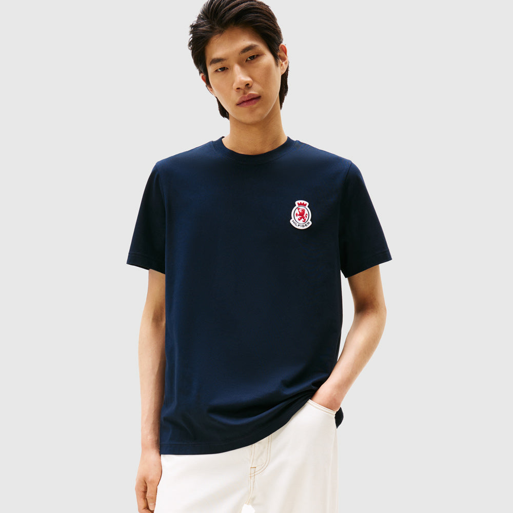 Tommy Hilfiger Crest T-Shirt - Navy |ThirdBaseUrban