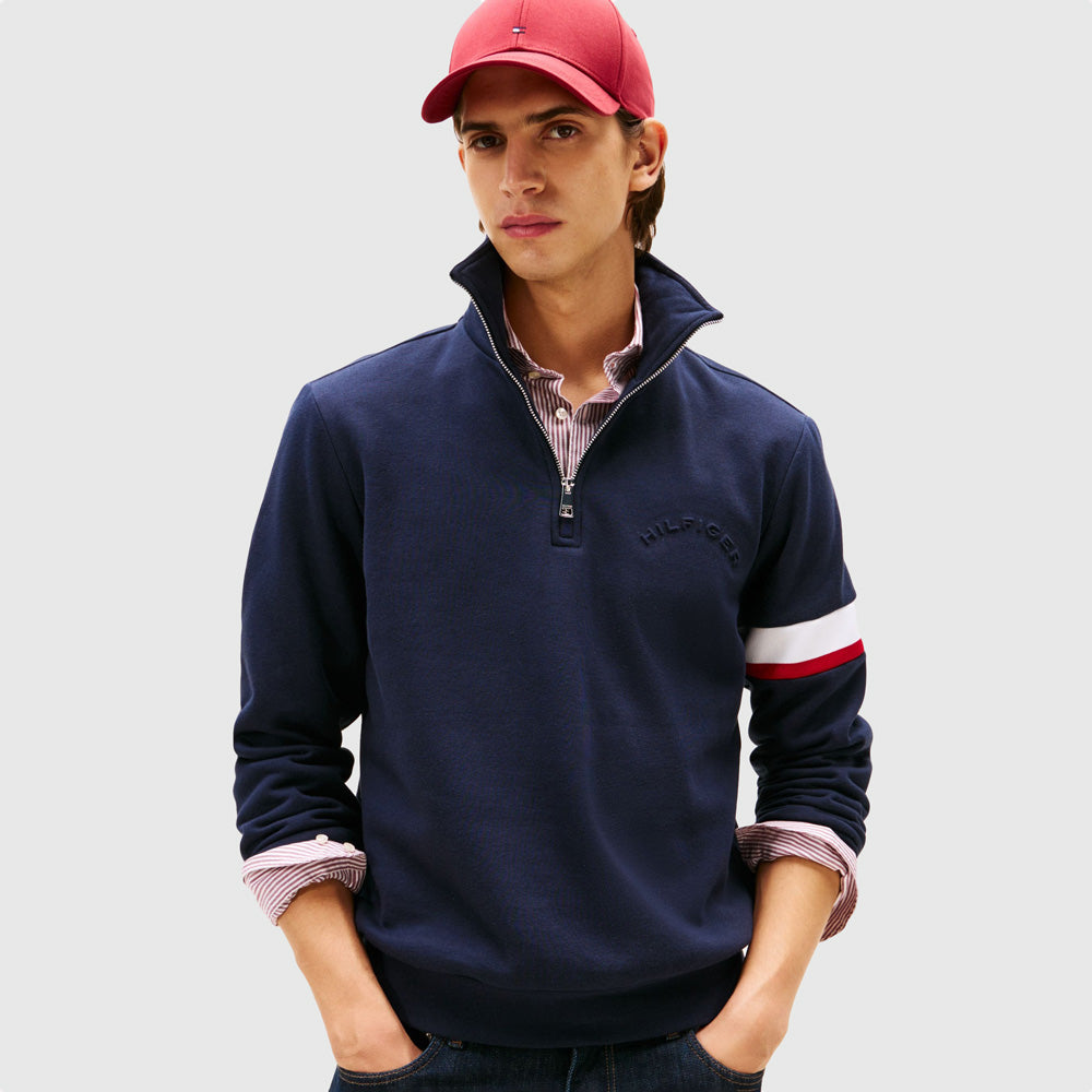 Tommy Hilfiger Insert Sweater - Navy |ThirdBaseUrban