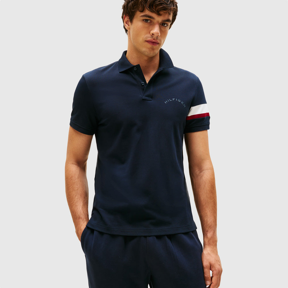 Tommy Hilfiger Sleeve Tape Golfer - Navy |ThirdBaseUrban
