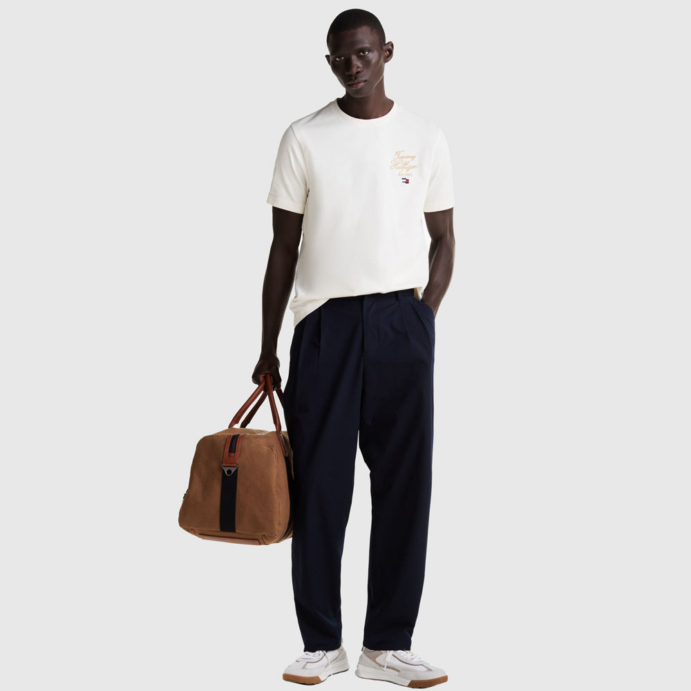 Script Hilfiger T-Shirt - Off White