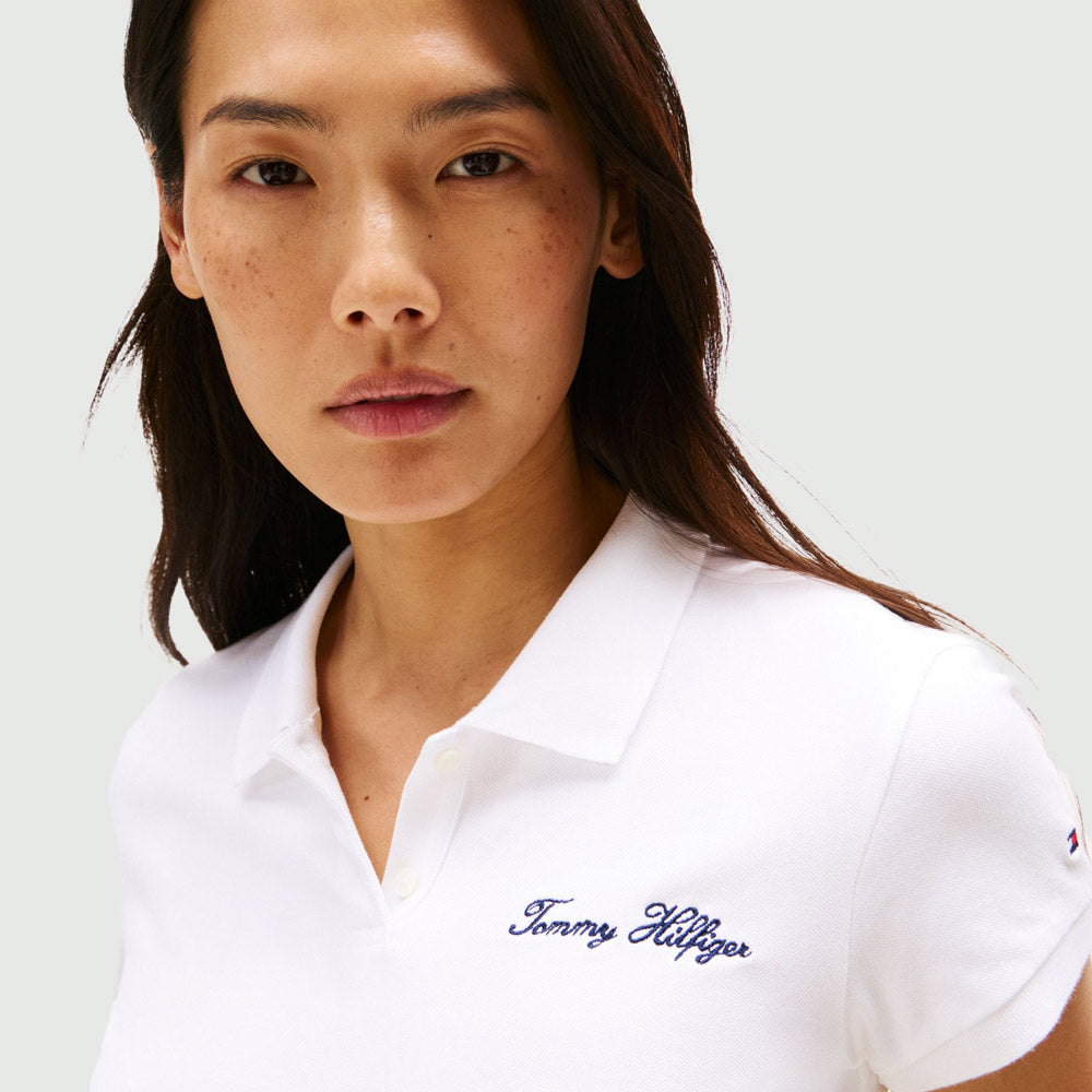 Script Slim Golfer - White