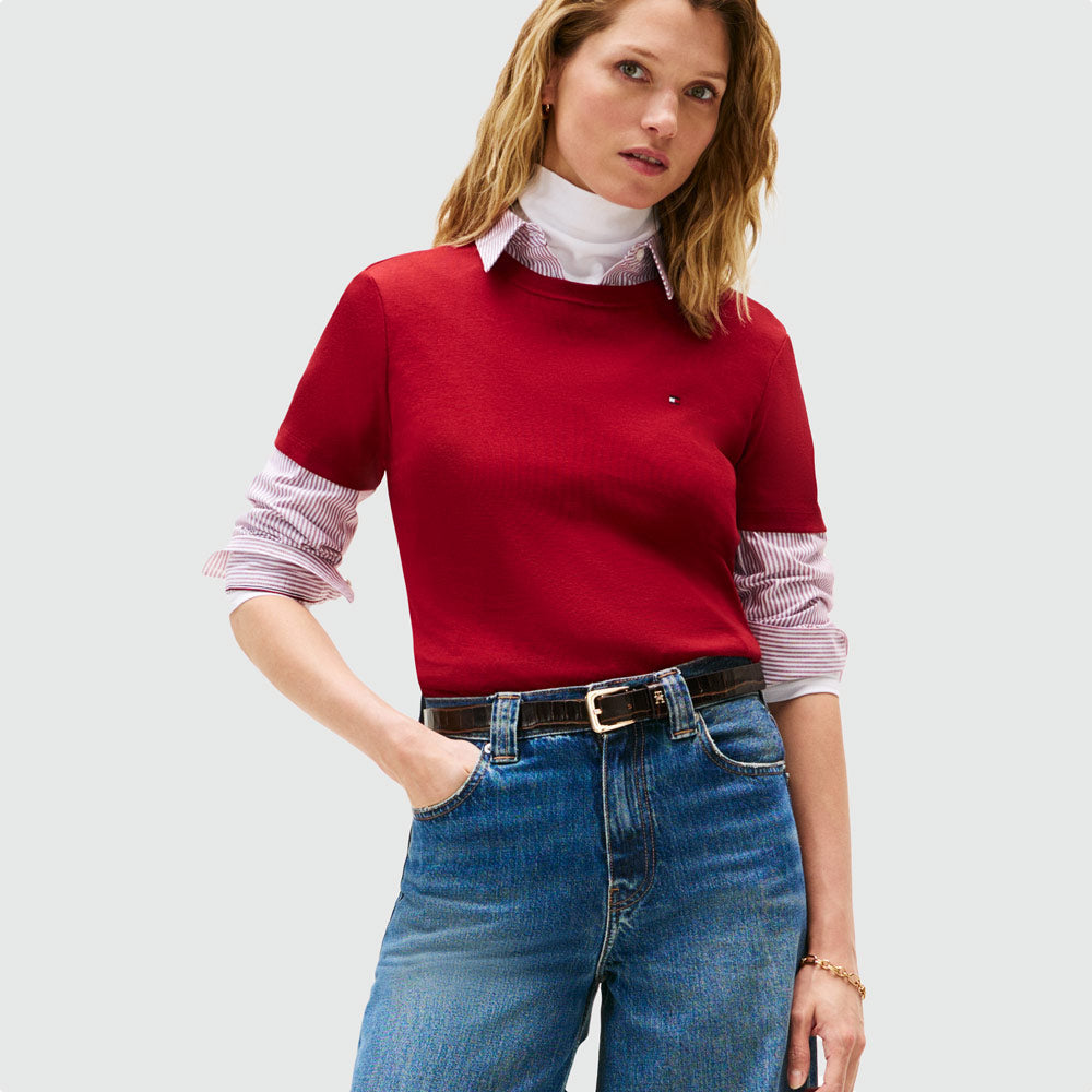 Tommy Hilfiger Slim Cody T-Shirt - Red |ThirdBaseUrban