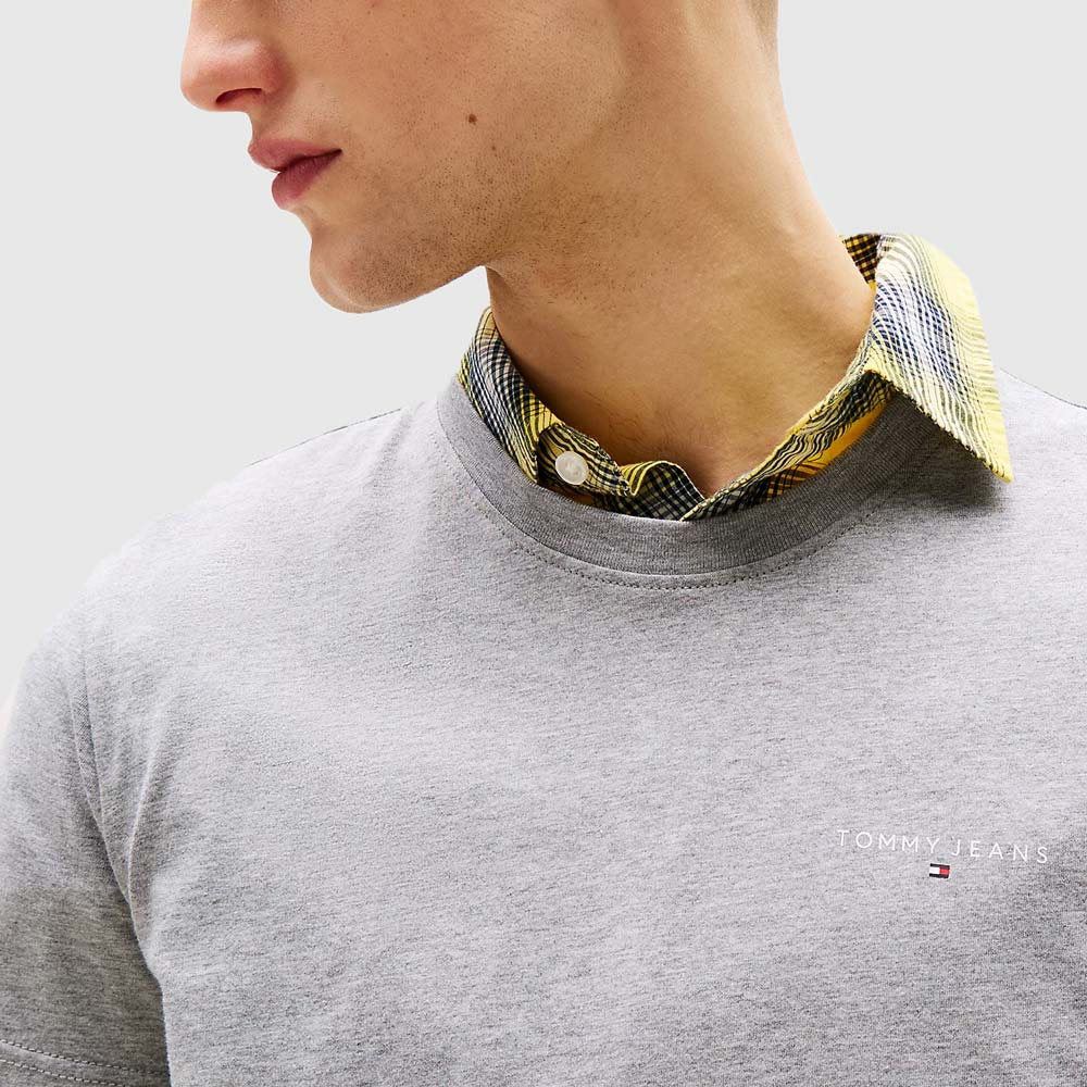 Linear Logo T-Shirt - Grey Heather