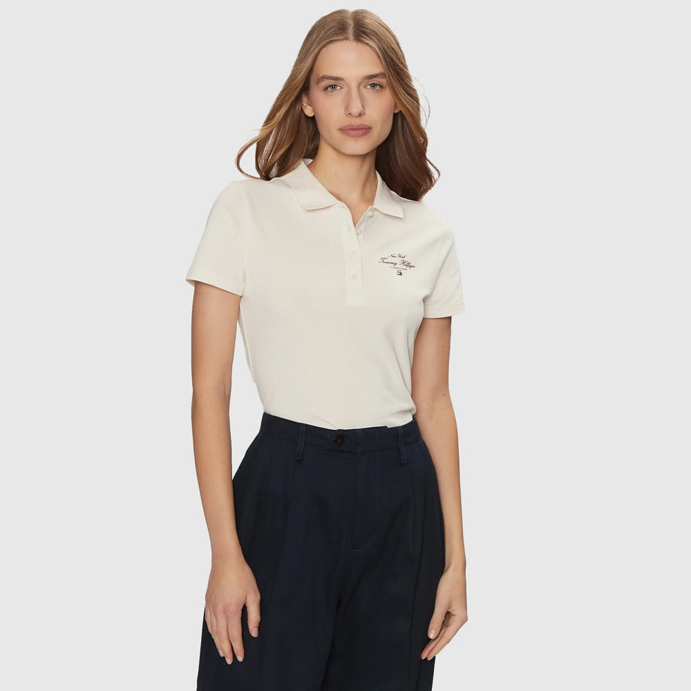 Tommy Hilfiger Script Golfer - Off White |ThirdBaseUrban