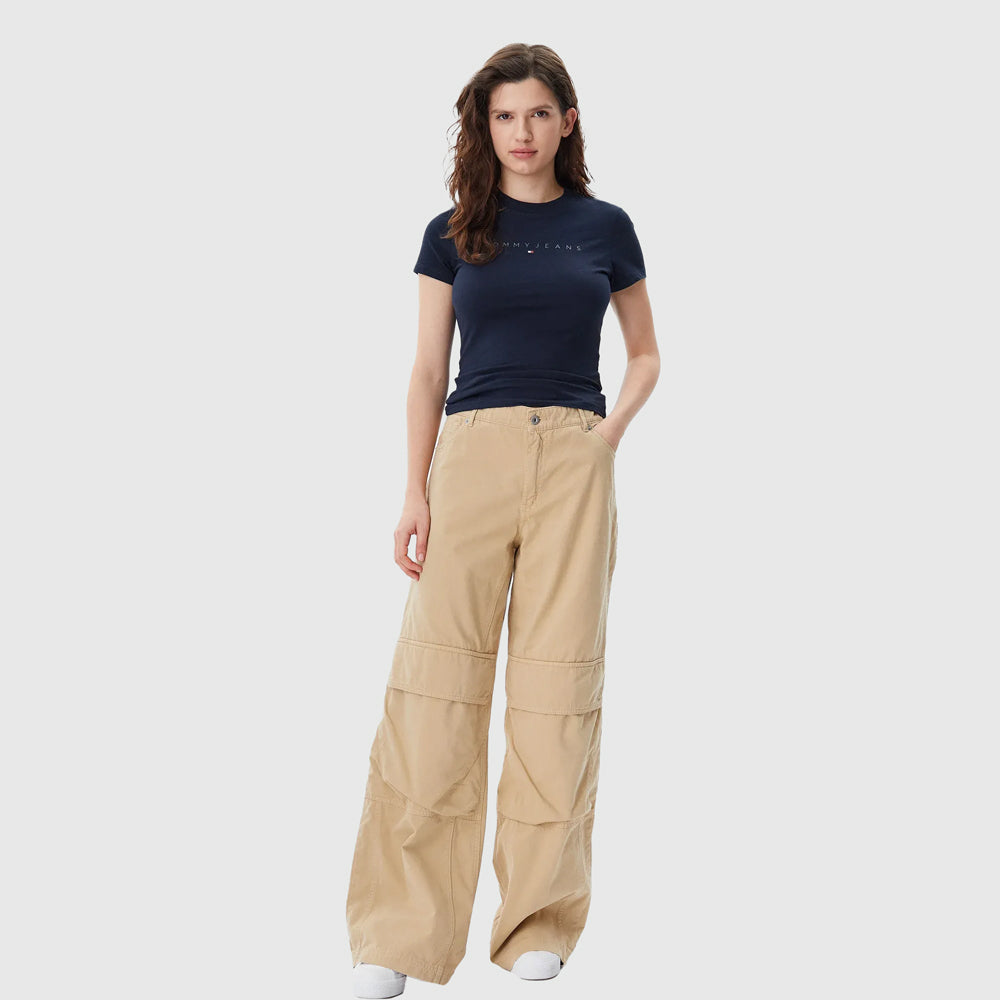 Slim Linear T-Shirt - Navy
