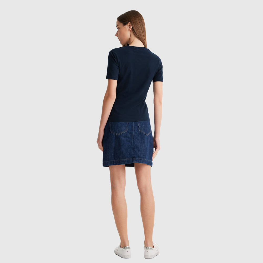 Slim Varsity T-Shirt - Navy