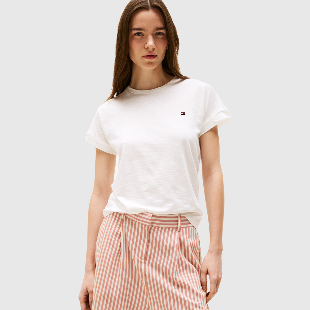 Tommy Hilfiger Modern T-Shirt - Ecru |ThirdBaseUrban