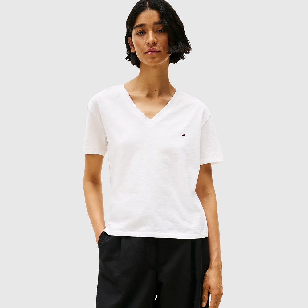 Tommy Hilfiger Modern T-Shirt - Ecru |ThirdBaseUrban