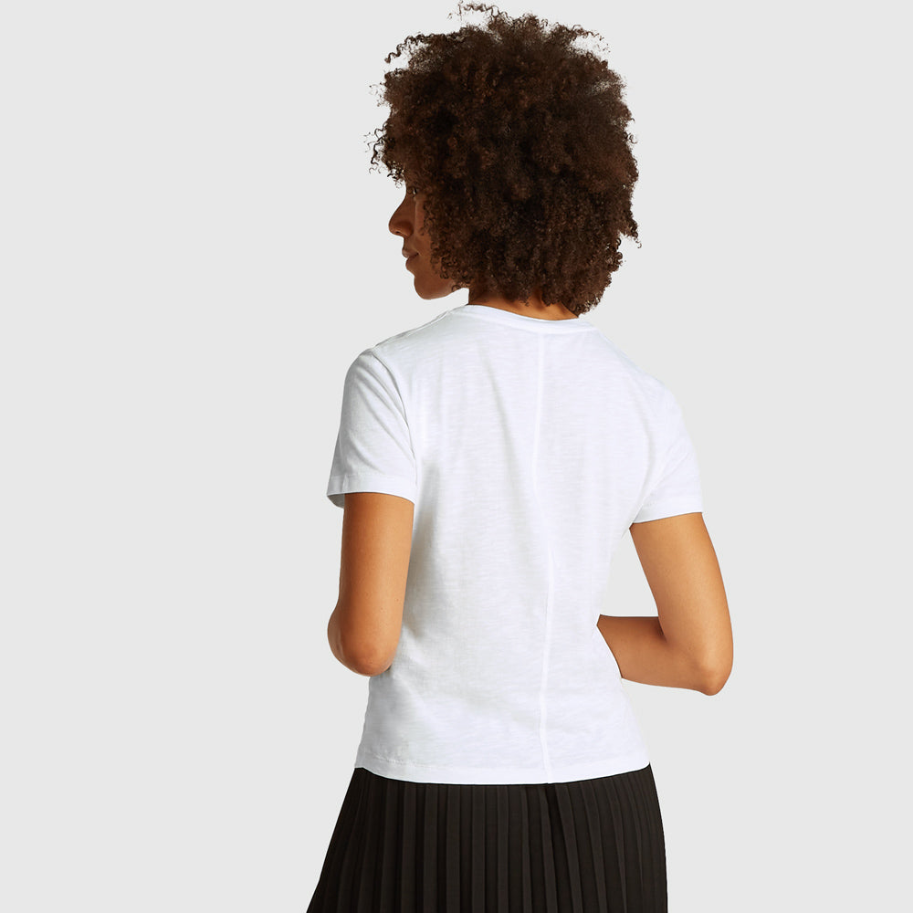 Slub Regular T-Shirt - White