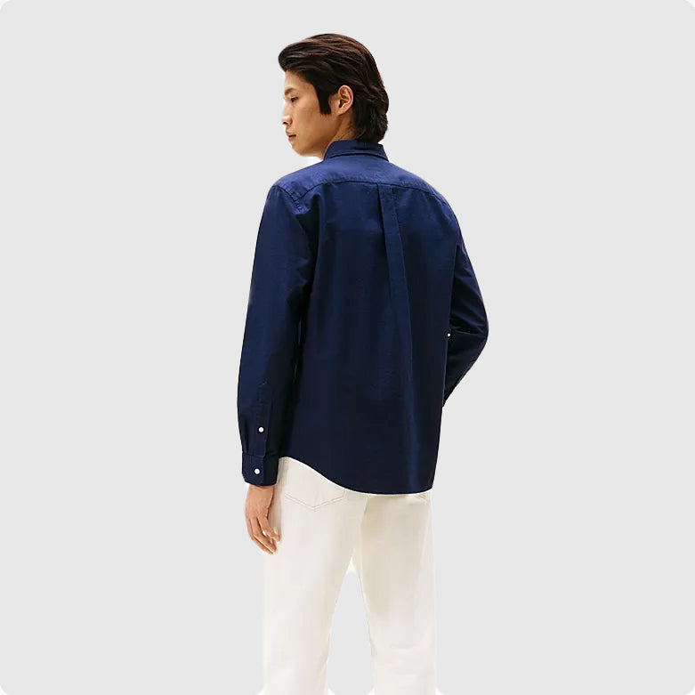 Heritage Oxford Shirt - Navy Multi