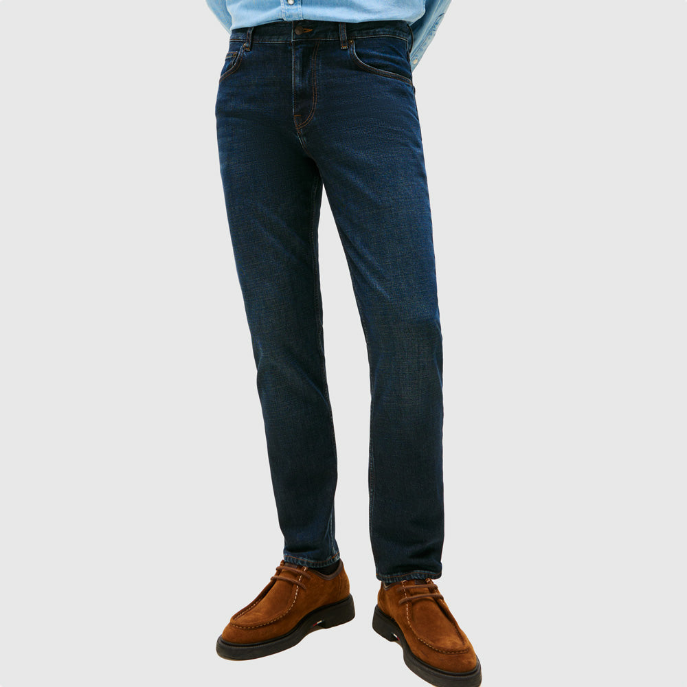 Tommy Hilfiger Straight Denton Jeans - Denim Dark |ThirdBaseUrban