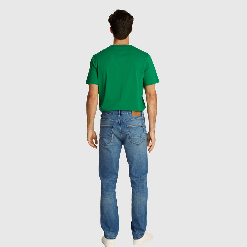 Straight Denton Blue Jeans - Denim Medium