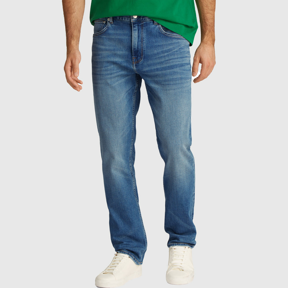 Tommy Hilfiger Straight Denton Blue Jeans - Denim Medium |ThirdBaseUrban