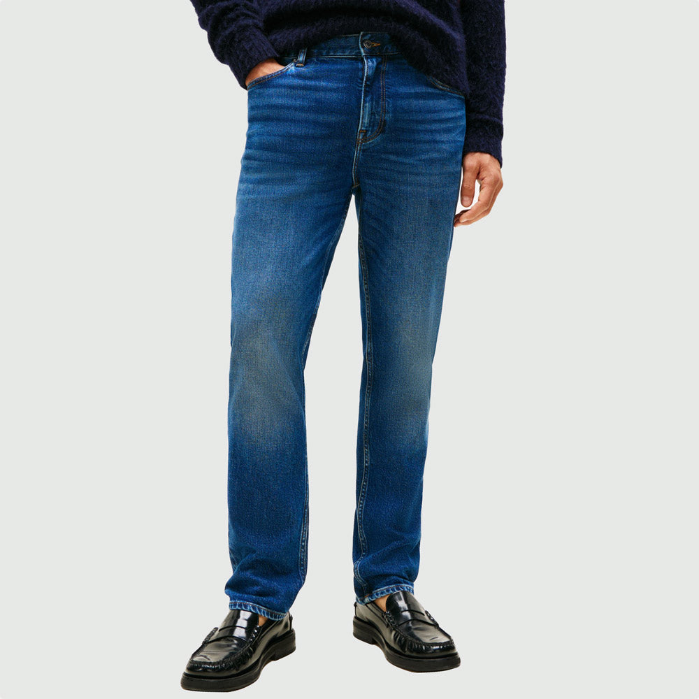 Tommy Hilfiger Straight Denton Jeans - Denim Medium |ThirdBaseUrban