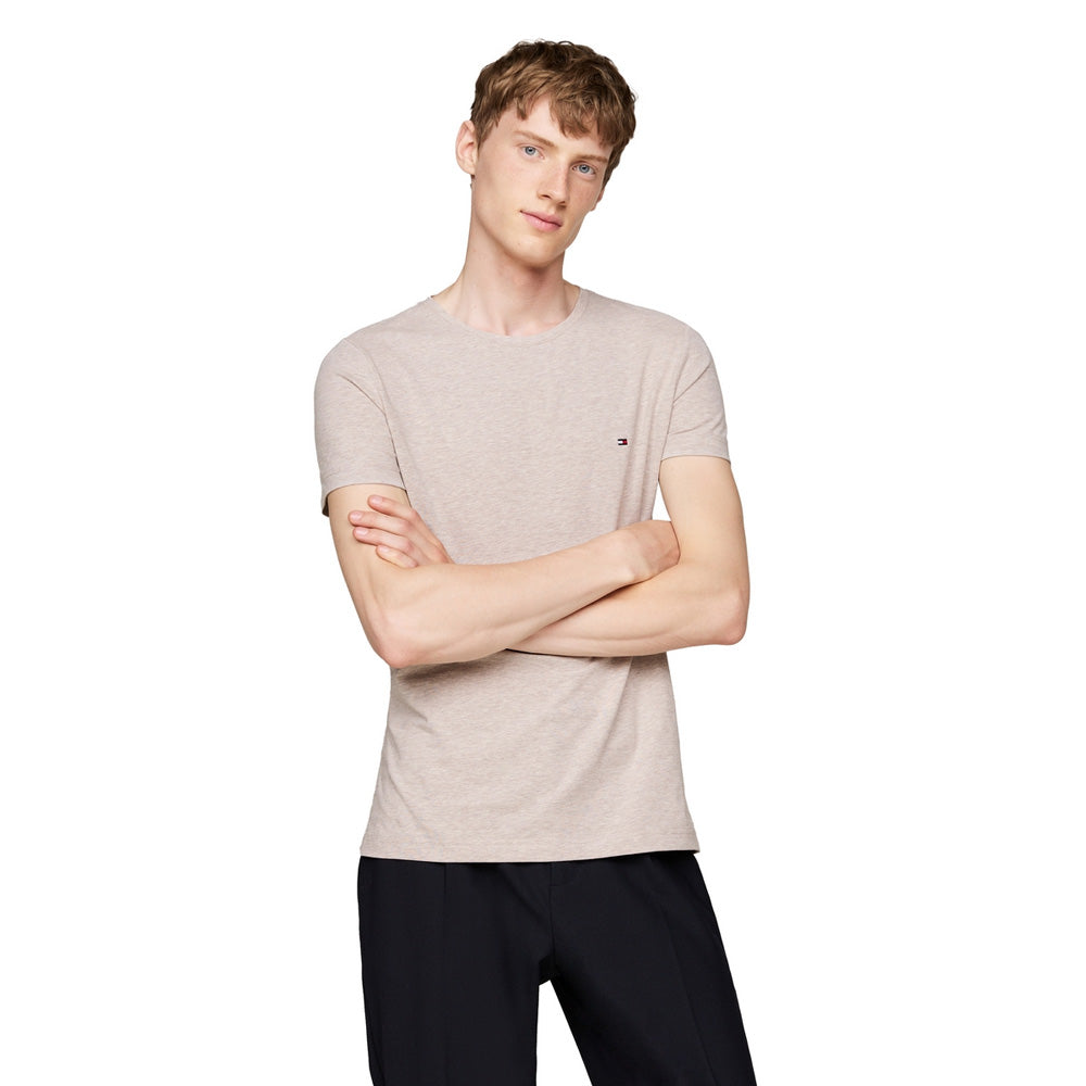 Tommy Hilfiger Stretch Fit T-Shirt - Grey Heather |ThirdBaseUrban