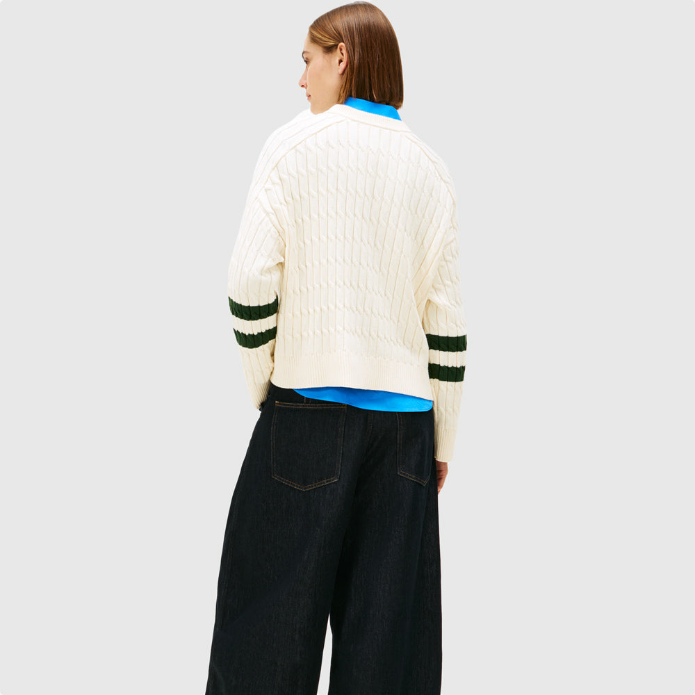 Textured Graphic Sweater - Calico
