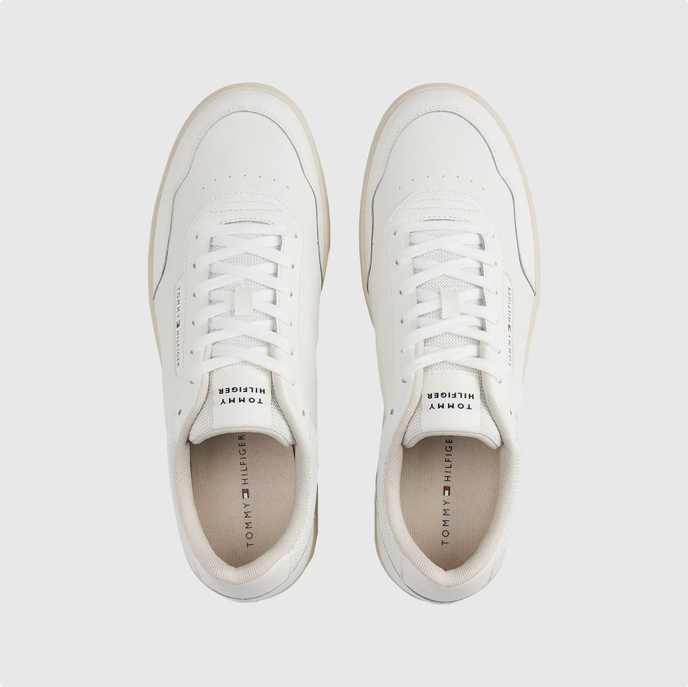Basket Leather Sneaker - Ecru