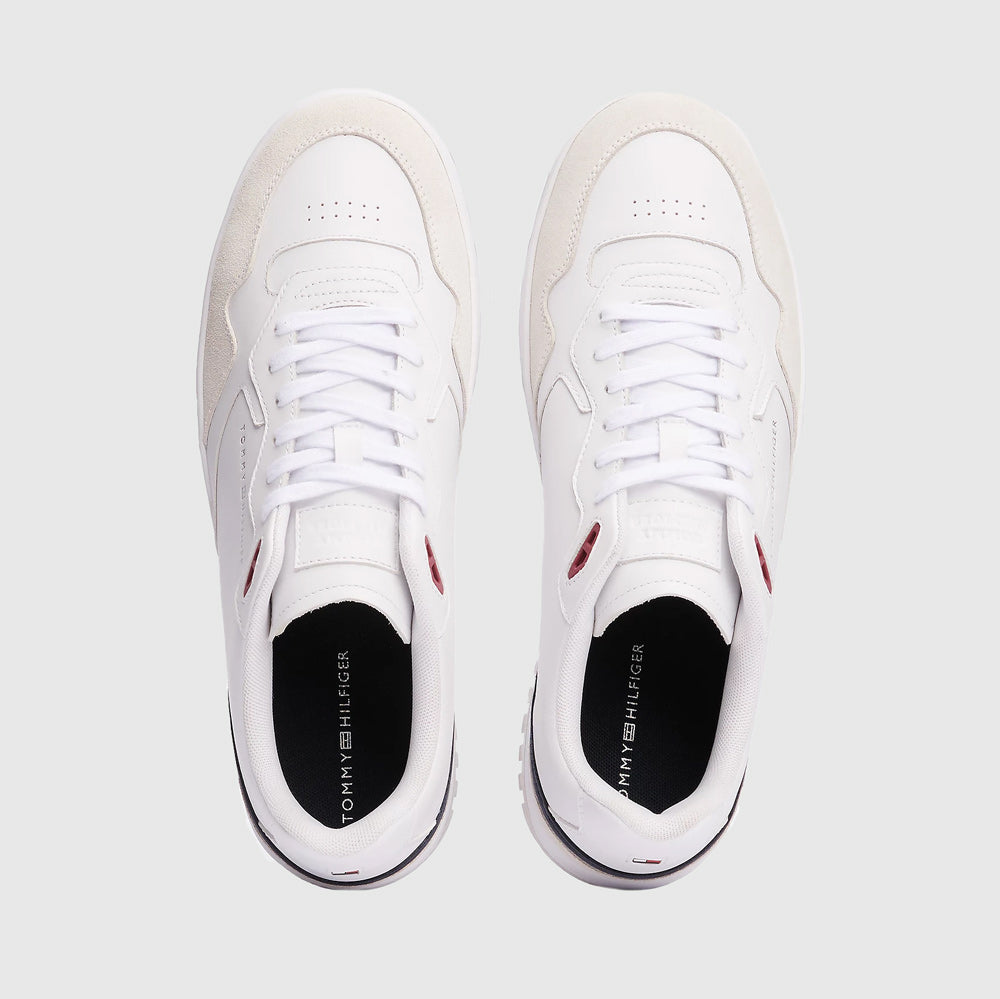 Basket Street Leather Sneaker - White