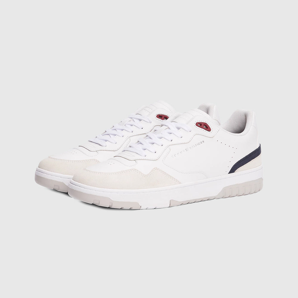 Basket Street Leather Sneaker - White