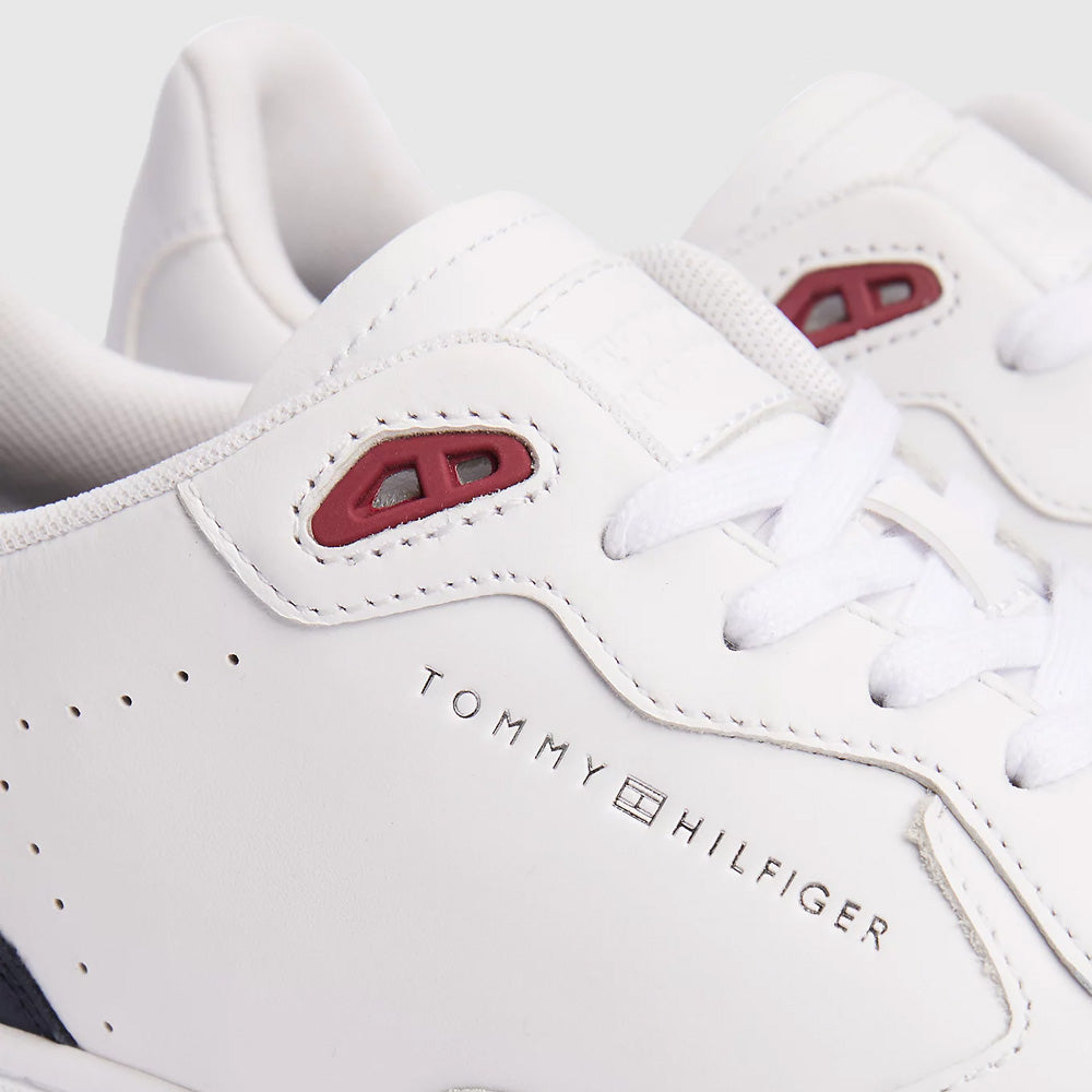 Basket Street Leather Sneaker - White