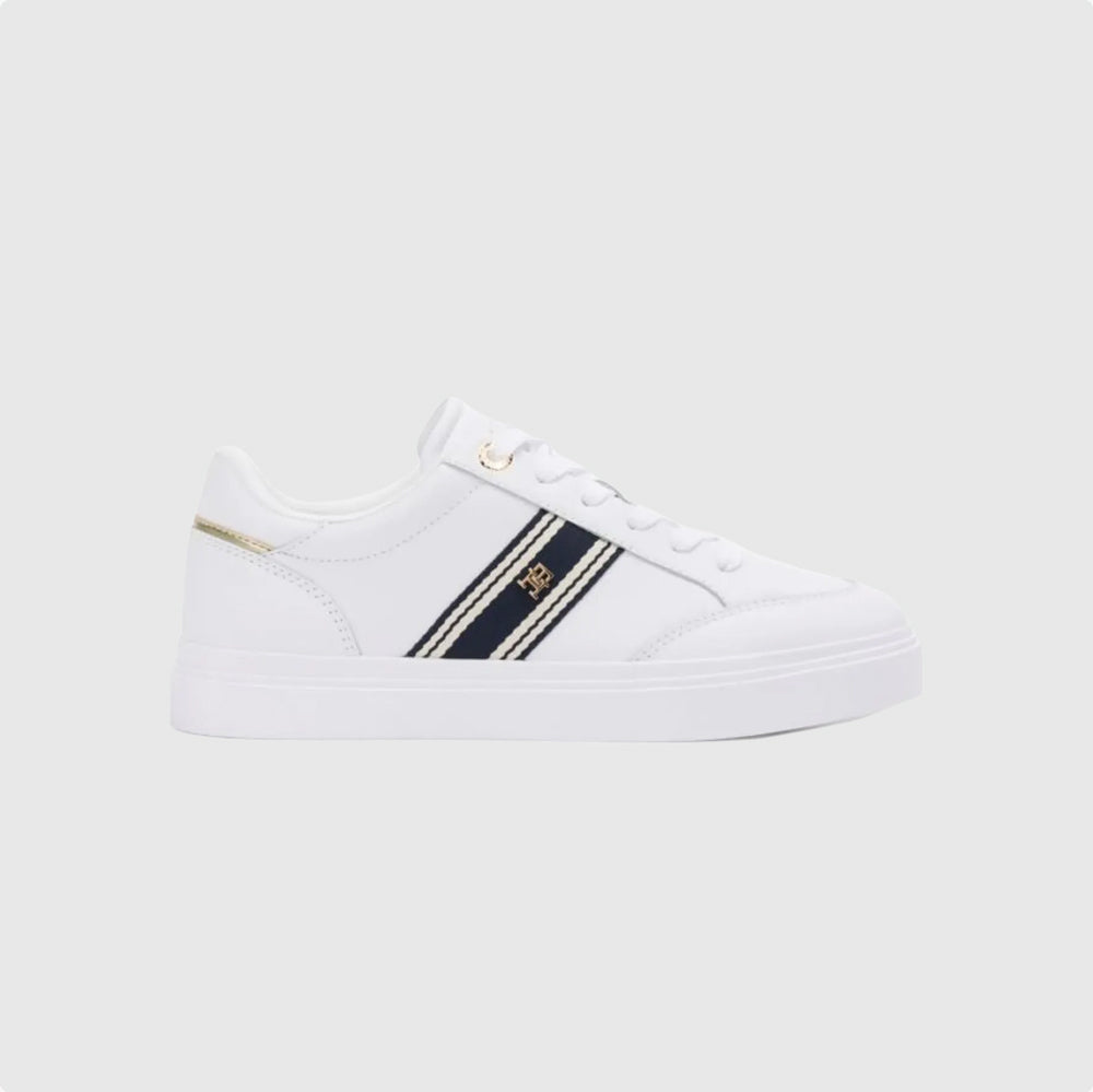 Tommy Hilfiger Chic Cupsole Sneaker - White |ThirdBaseUrban