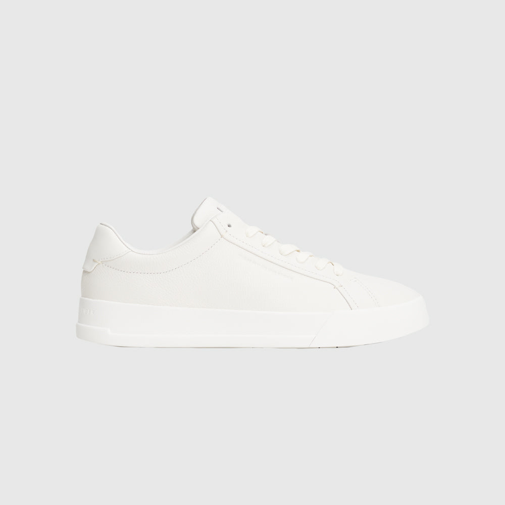 Tommy Hilfiger Court Tumbled Sneaker - Ecru |ThirdBaseUrban