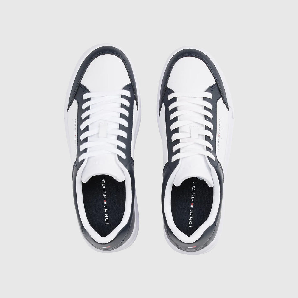 Court Mix Leather Sneaker - White Multi